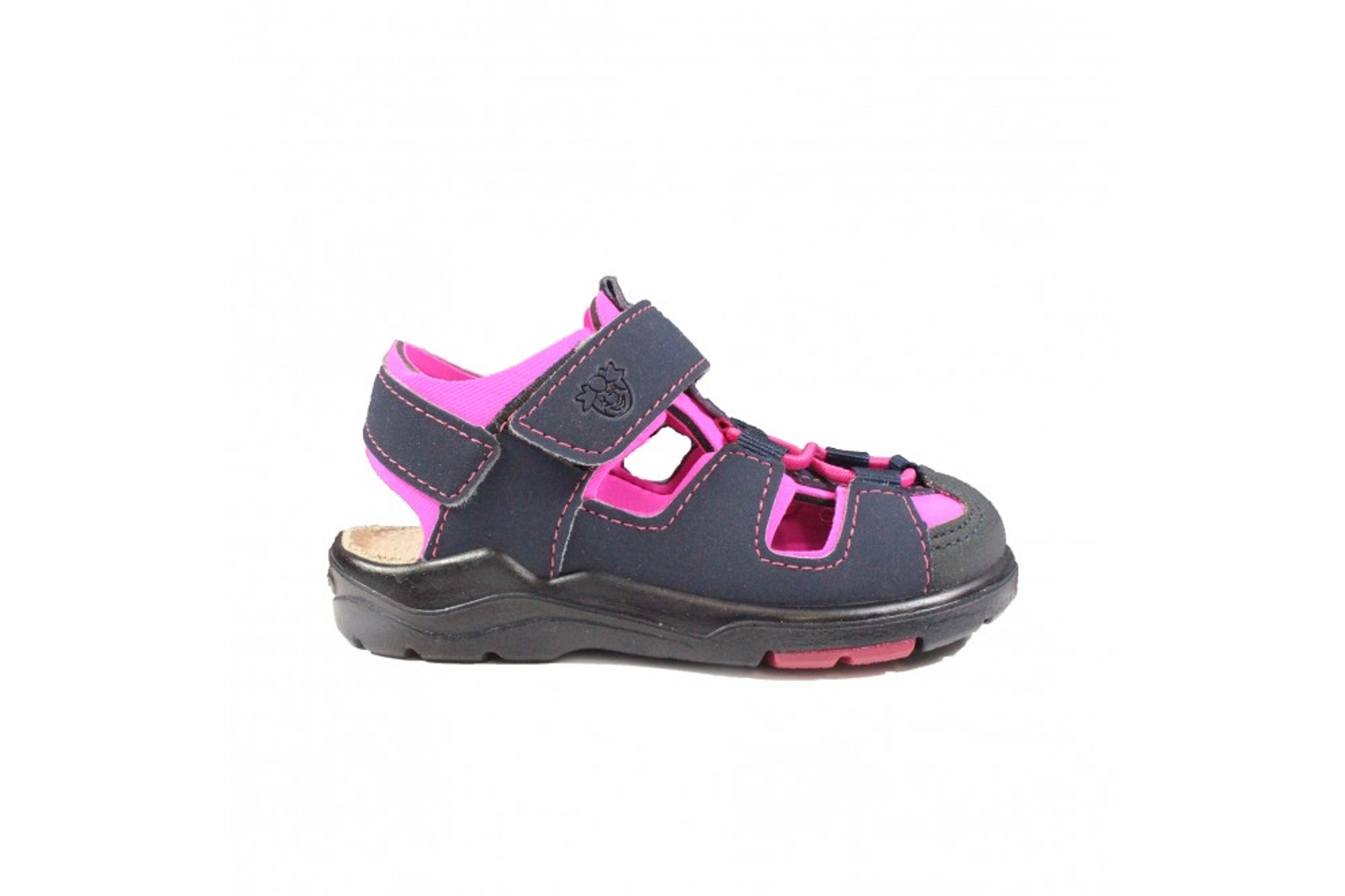 Shoes Toe UK 3320100 331: Stampede Child Ricosta 6 - Closed Rosada Nautic 71 Gery Sandal