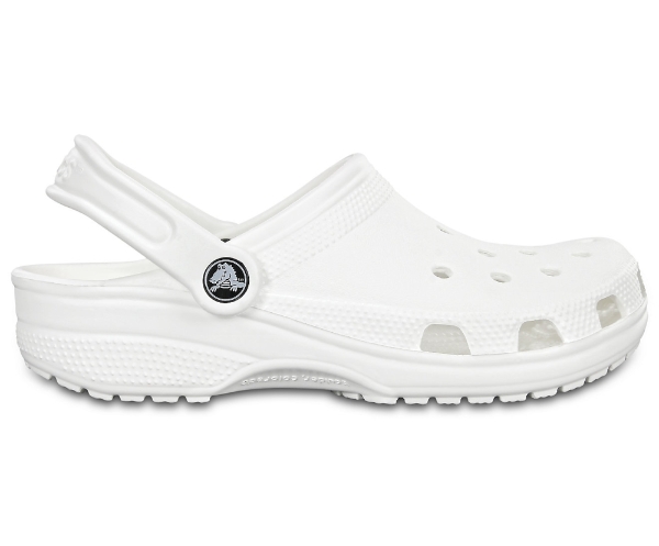 white crocs classic clog